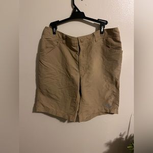 The north face khaki shorts